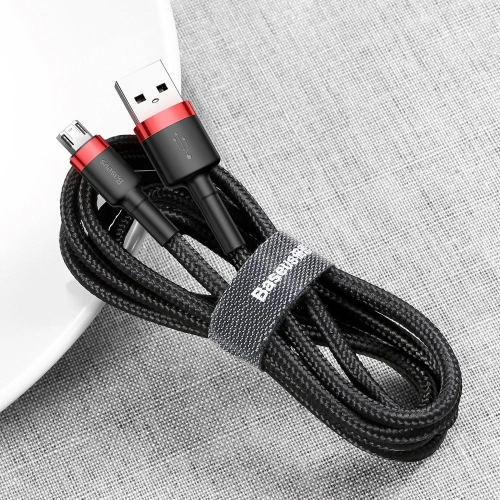 Kup Kábel Baseus Cafule USB-A/microUSB 2A 3M fekete-piros - BSU4127 - {ean13} - Sklep Home Screen