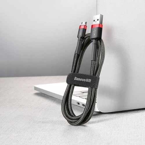 Kup Cablu Baseus Cafule USB-A/microUSB 2A 3M negru-roșu - BSU4127 - {ean13} - Sklep Home Screen