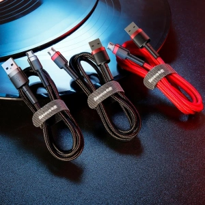 Baseus Cafule USB-A/microUSB Cable 2A 3M black-red