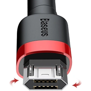 Baseus Cafule USB-A/microUSB Cable 2A 3M black-red