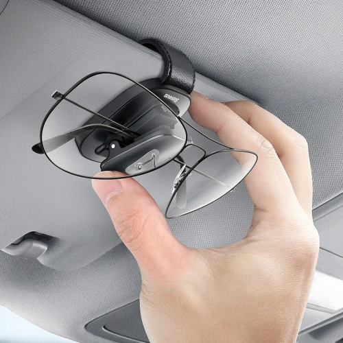 Kup Baseus Autohalterung Clip auf Brille silber - BSU4129 - {ean13} - Sklep Home Screen