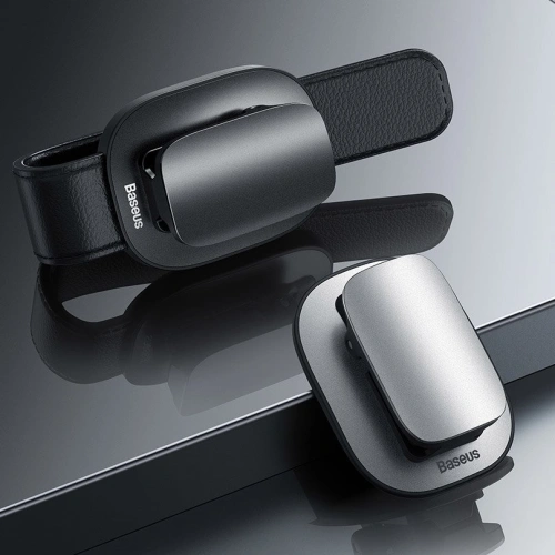 Buy Car holder clip for glasses Baseus silver - BSU4129 - {ean13} - Home Screen Store Europe