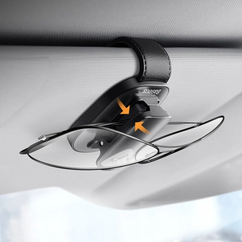 Buy Car holder clip for glasses Baseus silver - BSU4129 - {ean13} - Home Screen Store Europe