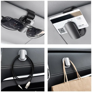 Car holder clip for glasses Baseus silver