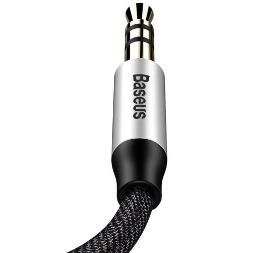 Kup Kabel audio Baseus Yiven mini jack 3,5mm AUX 1m (czarno-srebrny) - BSU4130 - {ean13} - Sklep Home Screen