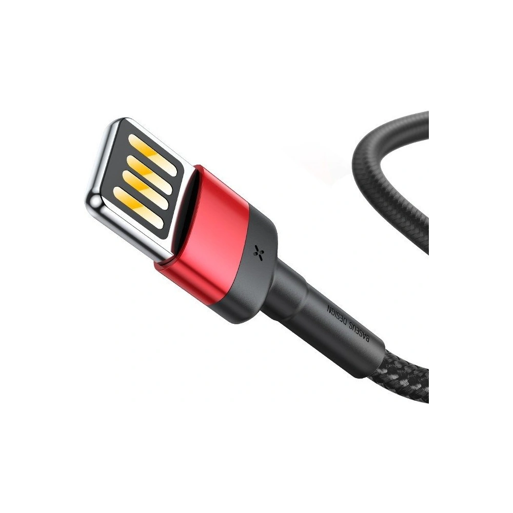 Kabel Baseus Cafule USB-A/Lightning 2,4A 1m (czarno-czerwony)