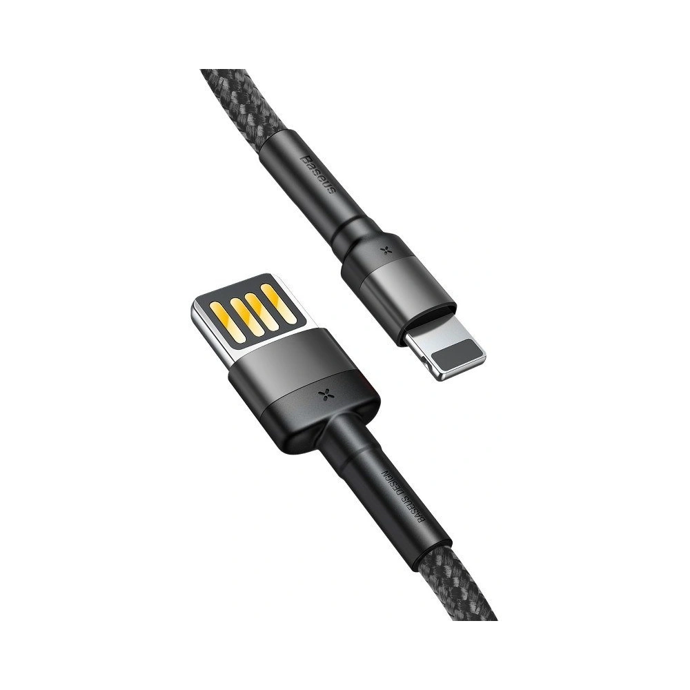 Kabel Baseus Cafule USB-A/Lightning 2,4A 1m (szaro-czarny)