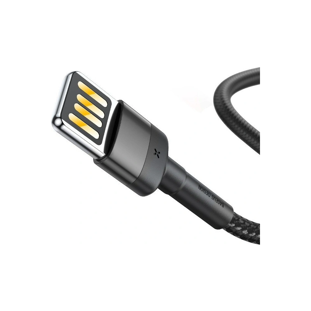 Kabel Baseus Cafule USB-A/Lightning 2,4A 1m (szaro-czarny)