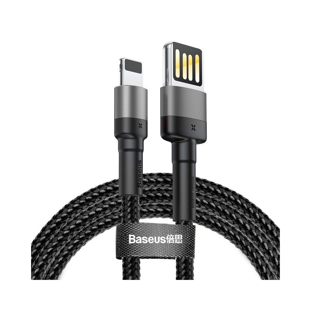 Kabel Baseus Cafule USB-A/Lightning 1,5A 2m (szaro-czarny)