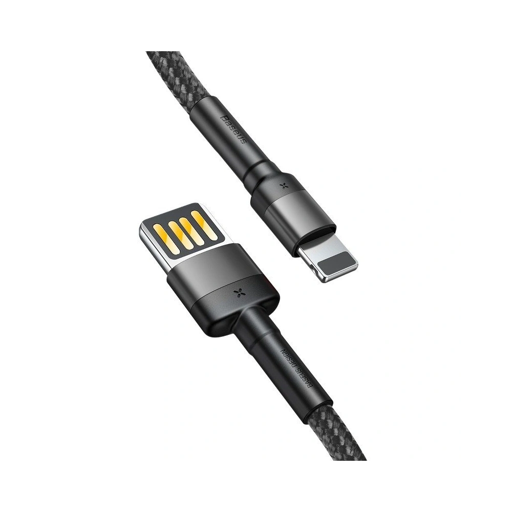 Kabel Baseus Cafule USB-A/Lightning 1,5A 2m (szaro-czarny)