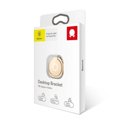 Buy Baseus Privity ring holder for phone (gold) - BSU4137 - {ean13} - Home Screen Store Europe