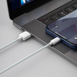 Baseus Simple Wisdom USB-A/Lightning Cable 2.4A, 1.5m (white) [2 PACK]