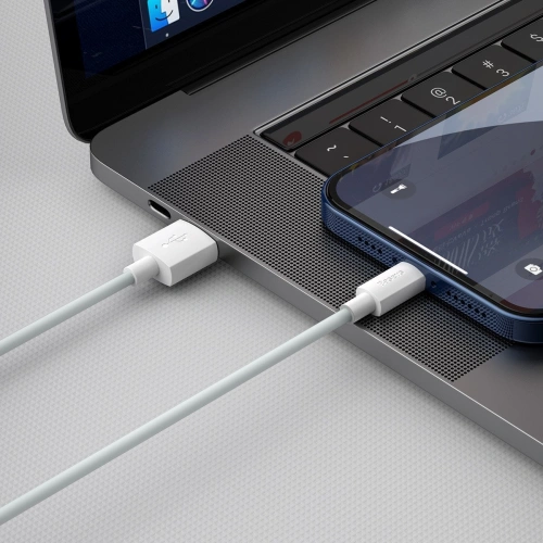 Kup Kabel Baseus Simple Wisdom USB-A/Lightning 2.4A, 1.5m (bílý) [2 PACK] - BSU4140 - {ean13} - Sklep Home Screen