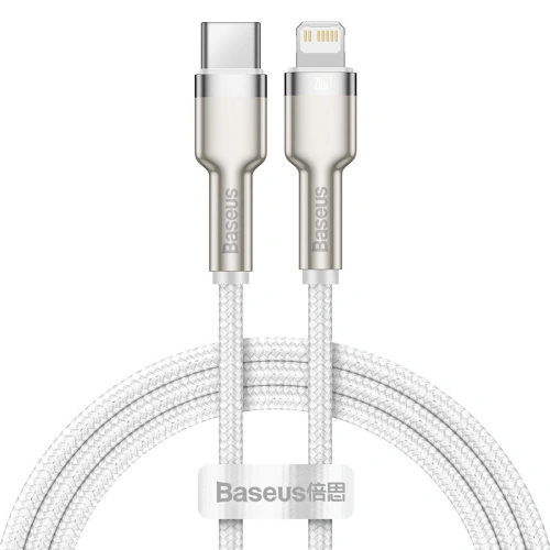 Kup Kabel Baseus Cafule USB-C/Lightning PD, 20W, 1m (bílý) - BSU4141 - {ean13} - Sklep Home Screen