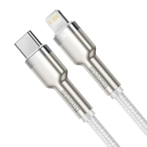 Kup Baseus Kabel Cafule USB-C/Lightning PD, 20W, 1m (weiß) - BSU4141 - {ean13} - Sklep Home Screen