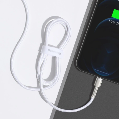 Kup Kabel Baseus Cafule USB-C/Lightning PD, 20W, 1m (bílý) - BSU4141 - {ean13} - Sklep Home Screen