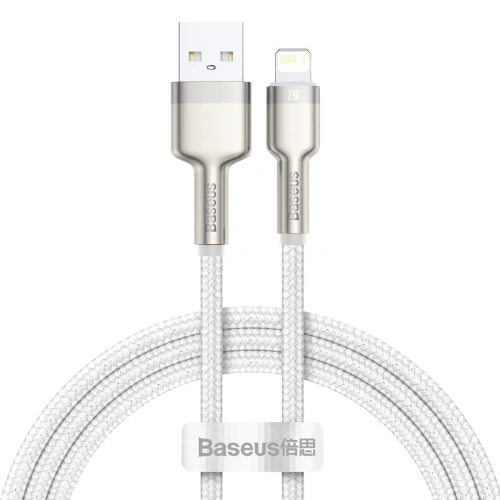 Kup Kabel Baseus Cafule USB-A/Lightning 2.4A, 1m (bílý) - BSU4142 - {ean13} - Sklep Home Screen