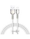 Cablul Baseus Cafule USB-A/Lightning 2.4A, 1m (alb)