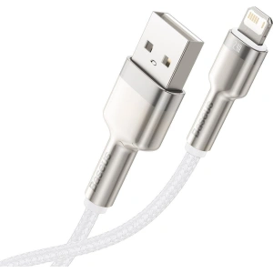 Kabel Baseus Cafule USB-A/Lightning 2.4A, 1m (biały)