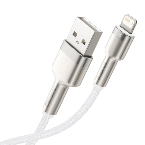 Kup Kabel Baseus Cafule USB-A/Lightning 2.4A, 1m (bílý) - BSU4142 - {ean13} - Sklep Home Screen