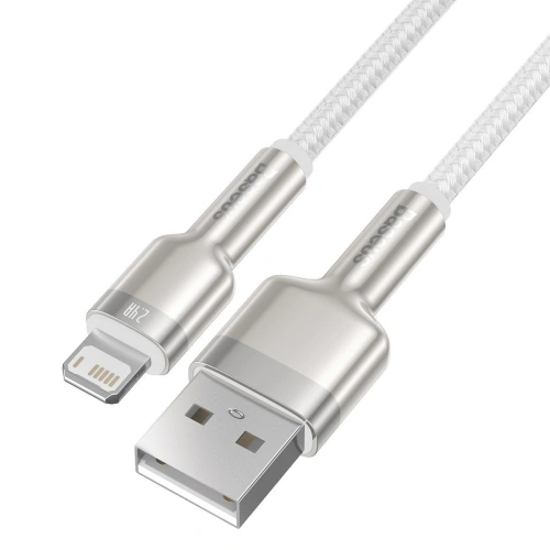Kup Kabel Baseus Cafule USB-A/Lightning 2.4A, 1m (bílý) - BSU4142 - {ean13} - Sklep Home Screen