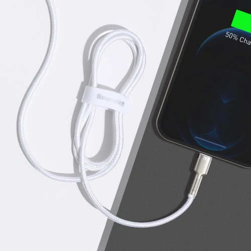 Kup Cablul Baseus Cafule USB-A/Lightning 2.4A, 1m (alb) - BSU4142 - {ean13} - Sklep Home Screen