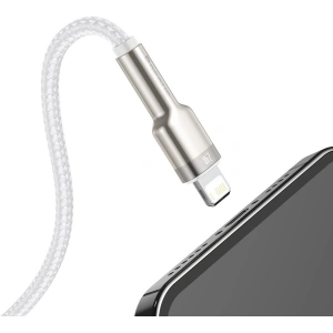 Kabel Baseus Cafule USB-A/Lightning 2.4A, 1m (bílý)