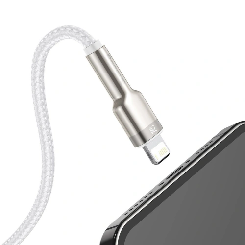 Kup Kabel Baseus Cafule USB-A/Lightning 2.4A, 1m (bílý) - BSU4142 - {ean13} - Sklep Home Screen