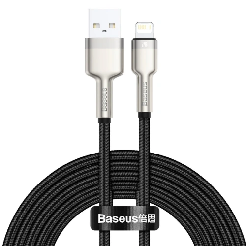 Kup Kábel Baseus Cafule USB-A/Lightning 2.4A, 2m (fekete) - BSU4143 - {ean13} - Sklep Home Screen