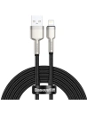 Cablul Baseus Cafule USB-A/Lightning 2.4A, 2m (negru)