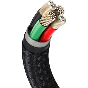 Kabel Baseus Cafule USB-A/Lightning 2.4A, 2m (czarny)