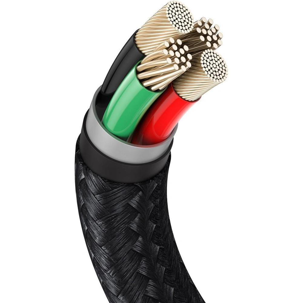 Kabel Baseus Cafule USB-A/Lightning 2.4A, 2m (czarny)