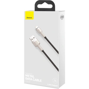 Baseus Cafule USB-A/Lightning Cable 2.4A, 2m (black)