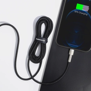 Kabel Baseus Cafule USB-A/Lightning 2.4A, 2m (czarny)
