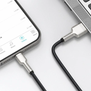Kabel Baseus Cafule USB-A/Lightning 2.4A, 2m (černý)