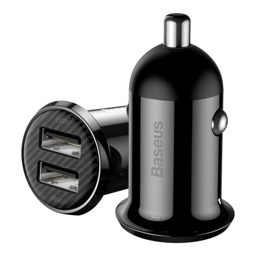 Kup Autós töltő Baseus Grain Pro 2x USB-A 4.8A (fekete) - BSU4144 - {ean13} - Sklep Home Screen