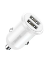 Ładowarka samochodowa Baseus Grain Pro 2x USB-A 4.8A (biała)