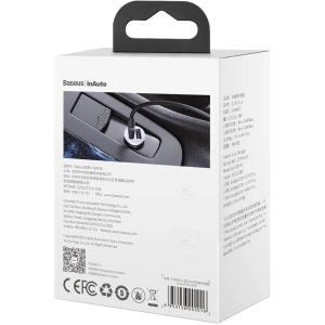 Buy Baseus Grain Pro 2x USB-A Car Charger 4.8A (white) - BSU4145 - {ean13} - Home Screen Store Europe