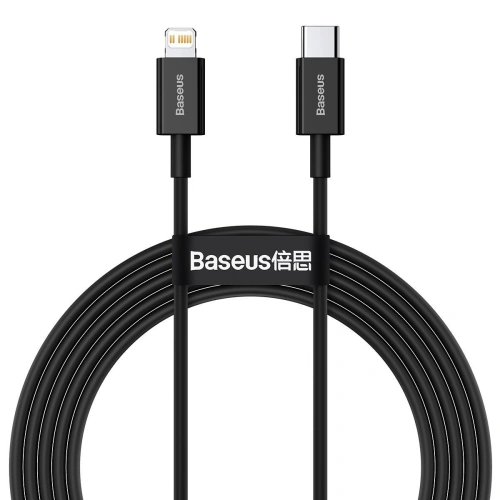 Kup Kábel Baseus Superior Series USB-C/Lightning 20W, PD, 2m (fekete) - BSU4146 - {ean13} - Sklep Home Screen