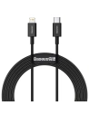 Kábel Baseus Superior Series USB-C/Lightning 20W, PD, 2m (fekete)