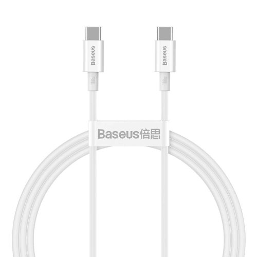 Kup Cablu Baseus Superior Series USB-C/USB-C 100W, 1m (alb) - BSU4148 - {ean13} - Sklep Home Screen