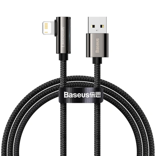 Kup Sarokkábel Baseus Legend Series USB-A/Lightning 2.4A, 1m (fekete) - BSU4149 - {ean13} - Sklep Home Screen
