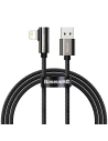 Kabel unghiular Baseus Legend Series USB-A/Lightning 2.4A, 1m (negru)