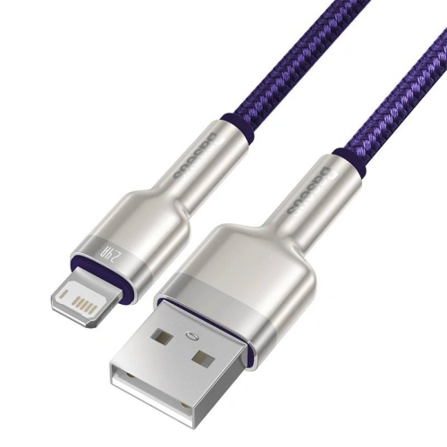 Kup Kabel Baseus Cafule USB-A/Lightning 2.4A, 1m (fialový) - BSU4152 - {ean13} - Sklep Home Screen