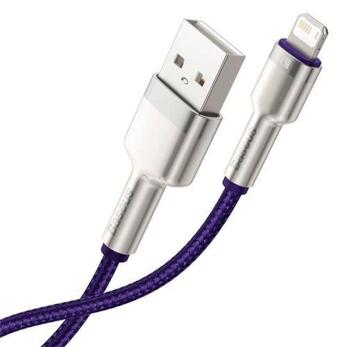 Kup Kabel Baseus Cafule USB-A/Lightning 2.4A, 1m (fialový) - BSU4152 - {ean13} - Sklep Home Screen