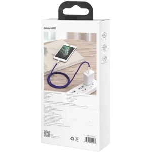Baseus Cafule USB-A/Lightning Cable 2.4A, 1m (purple)
