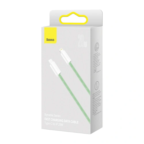 Kup Kabel Baseus Dynamic Series USB-C/Lightning 20W, 1m (zelený) - BSU4153 - {ean13} - Sklep Home Screen
