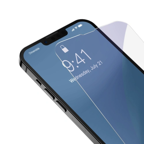 Kup Szkło hartowane z filtrem światła niebieskiego 0.3mm Baseus do iPhone 13 Pro Max [2 PACK] - BSU4154 - {ean13} - Sklep Home Screen