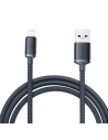 Kabel Baseus Crystal Shine USB-A/Lightning 2.4A, 2m (černý)