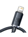 Kup Kábel Baseus Crystal Shine USB-A/Lightning 2.4A, 2m (fekete) - BSU4155 - {ean13} - Sklep Home Screen